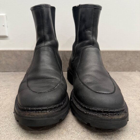 Cole Haan 8 Chelsea Black Leather Fall Boots Pull On Waterproof Rain Booties - Picture 10 of 16